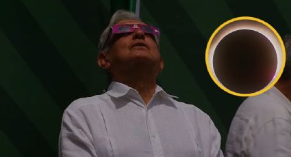 "Ya hace fresquito": AMLO disfrutó del eclipse solar 2024 en Mazatlán, Sinaloa; así se vio | FOTOS