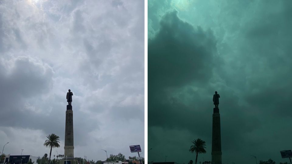 Así lució la Rotonda a Benito Juárez.