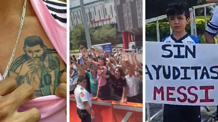 Fans desatan locura por Messi en su arribo a Monterrey l VIDEO