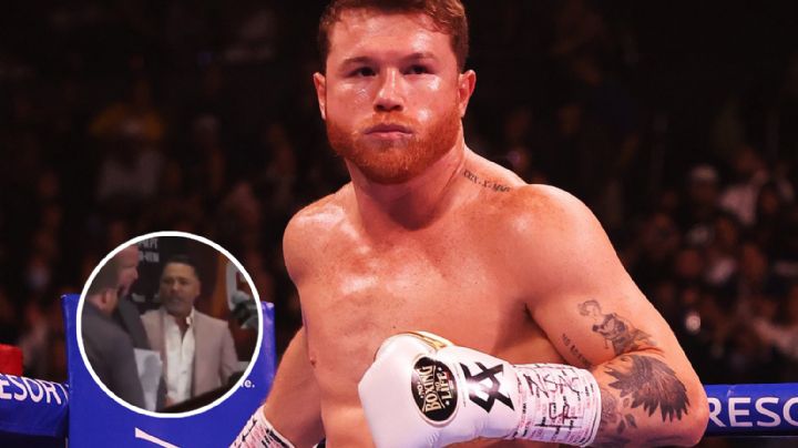De la Hoya truena contra ‘Canelo’; mexicano responde con insultos y casi llegan a los golpes I VIDEO