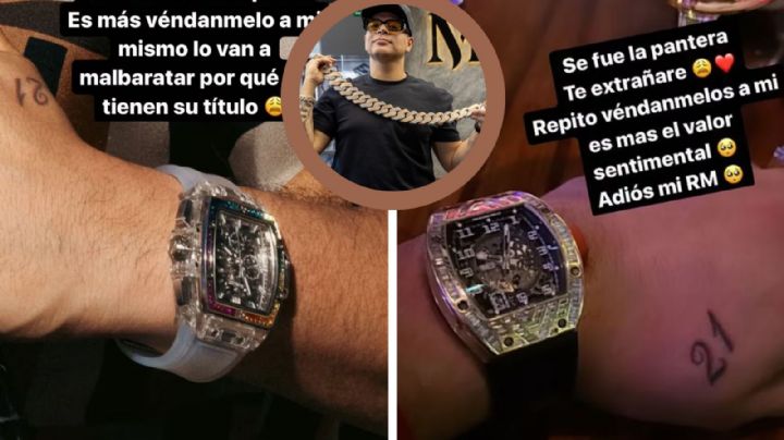 ‘Véndanmelas a mí, las van a malbaratar’: estos son los relojes de lujo que robaron a Eduin Caz