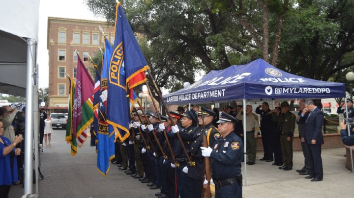 Honran a uniformados con la Semana Nacional del Policía en Laredo, Texas