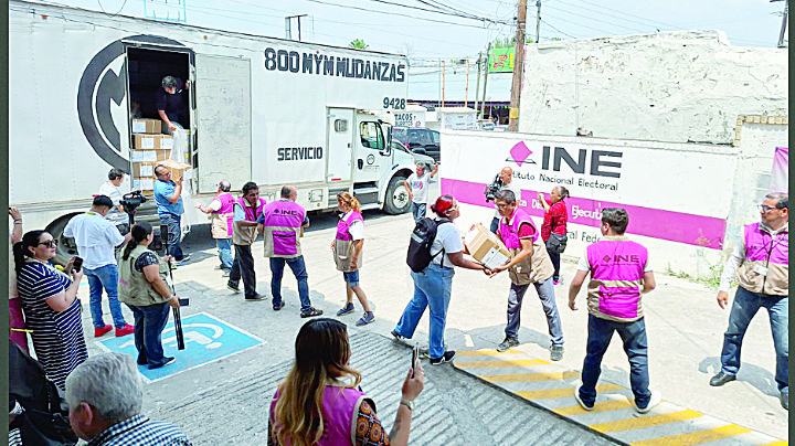 Listas las boletas para elección; llegan a Nuevo Laredo