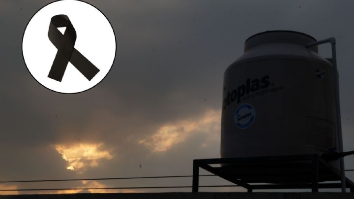 Hombre cae encima de su esposa mientras limpiaba el tinaco; él muere y ella está grave