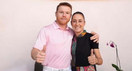 Saúl 'Canelo' Álvarez respalda a Claudia Sheinbaum: 'yo sé que va a ganar usted'