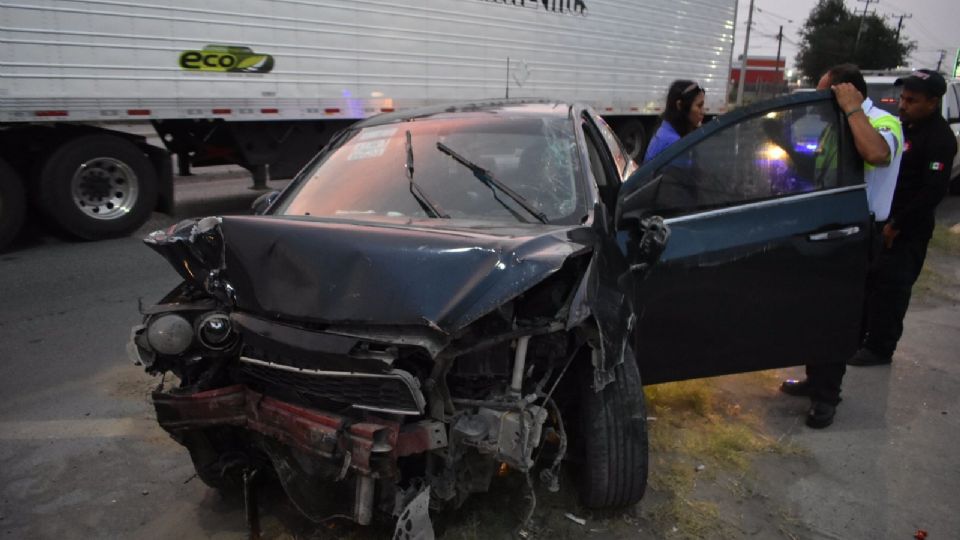 Este accidente lo provocó a Arizbeth, de 38 años, quien conducía ebria