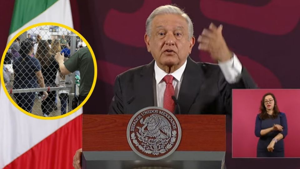 Ante el cuestionamiento de una reportera, el presidente mexicano reaccionó sobre la situación con los migrantes sobre territorio mexicano