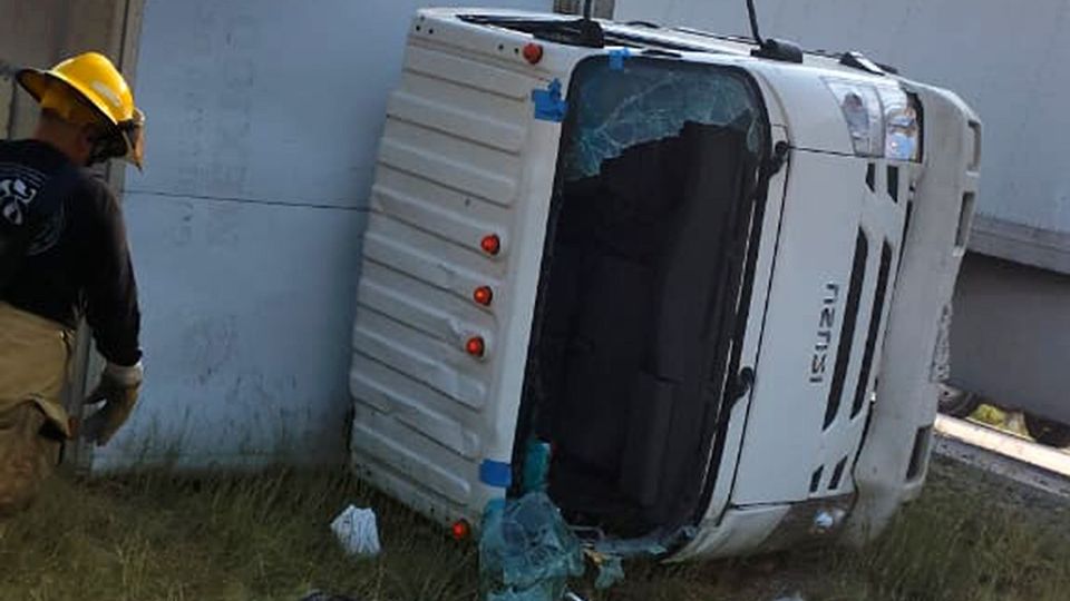 Afortunadamente los 2 hombres salieron vivos del accidente