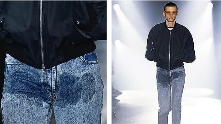 Los jeans Stain orinados de Jordanluca de 13 mil pesos se agotan; son la sensación entre jóvenes