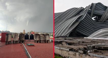 MOMENTO EXACTO en que minitornado apareció en Toluca; murieron 2 personas | VIDEO