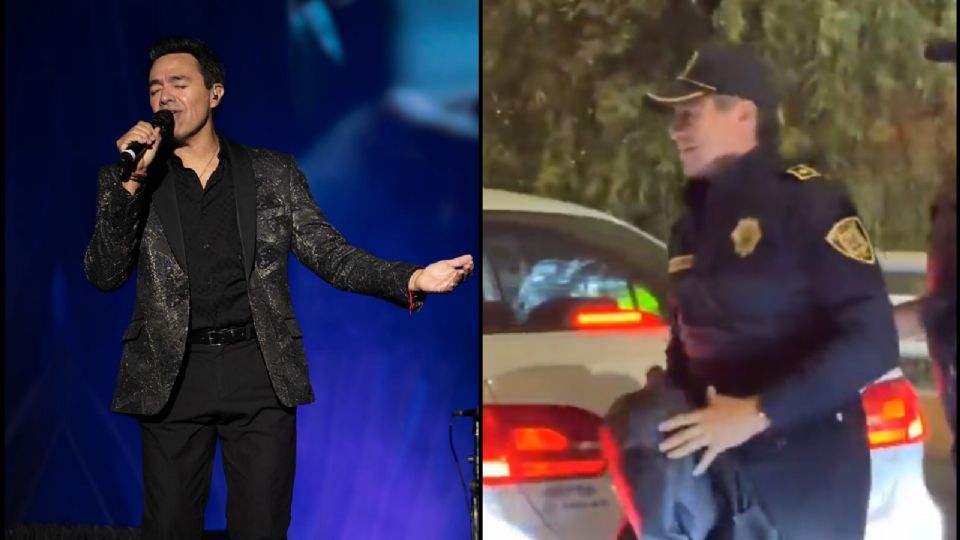 ¡Por eso, joven! Vocalista de Los Temerarios se disfrazó de policía para llegar a concierto