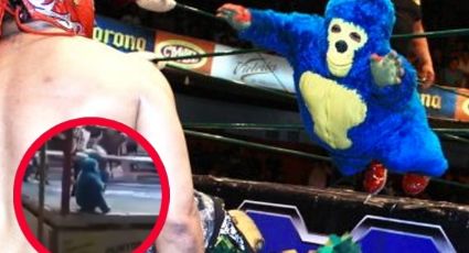 Kemonito sufre 'aparatosa' caída del ring en plena función | VIDEO