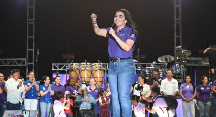 Yahleel Abdala realizó su cierre de campaña en el poniente de Nuevo Laredo