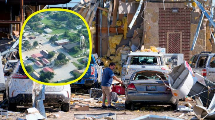 Hermoso pueblo de Texas queda en ruinas por el paso de tornados