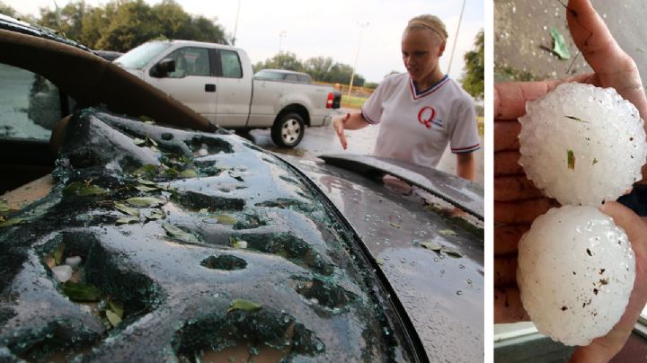 Llueven pelotas de hielo en Dallas, Texas; cancelan y retrasan vuelos