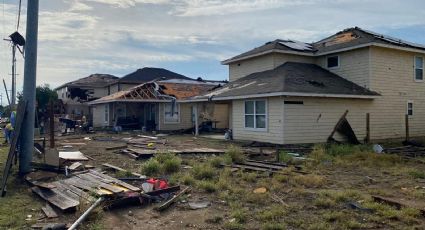 Tormenta en Laredo deja caos y destrucción; árboles derrumbados y casas dañadas por el fenómeno