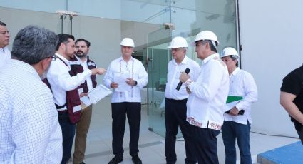 Visita AMLO Tamaulipas; supervisa obra de hospital