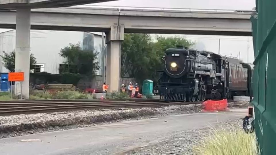 Empress 2816, el tren de vapor que pasó por Nuevo Laredo