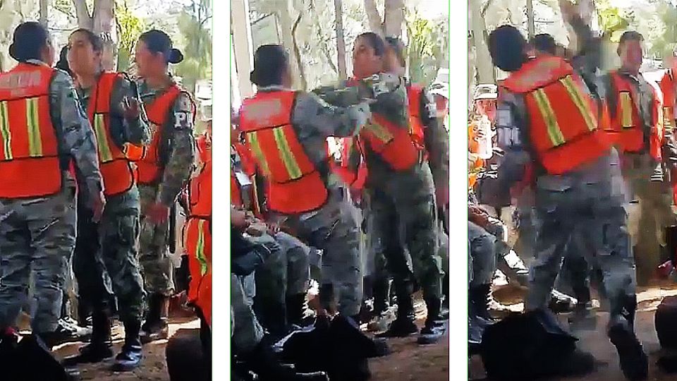 Pelea de mujeres en la Guardia Nacional