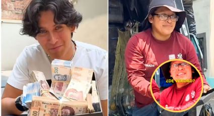 El Mr Beast mexicano: influencer regala medio millón de pesos a recolectora de basura | VIDEO