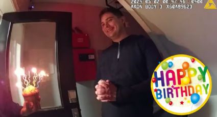 Llama al 911 para escuchar las mañanitas en su cumpleaños; lo sorprenden con pastel en su casa | VIDEO