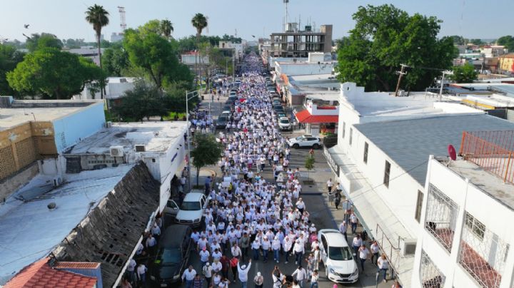 Así fue la Marcha por la Democracia en Nuevo Laredo