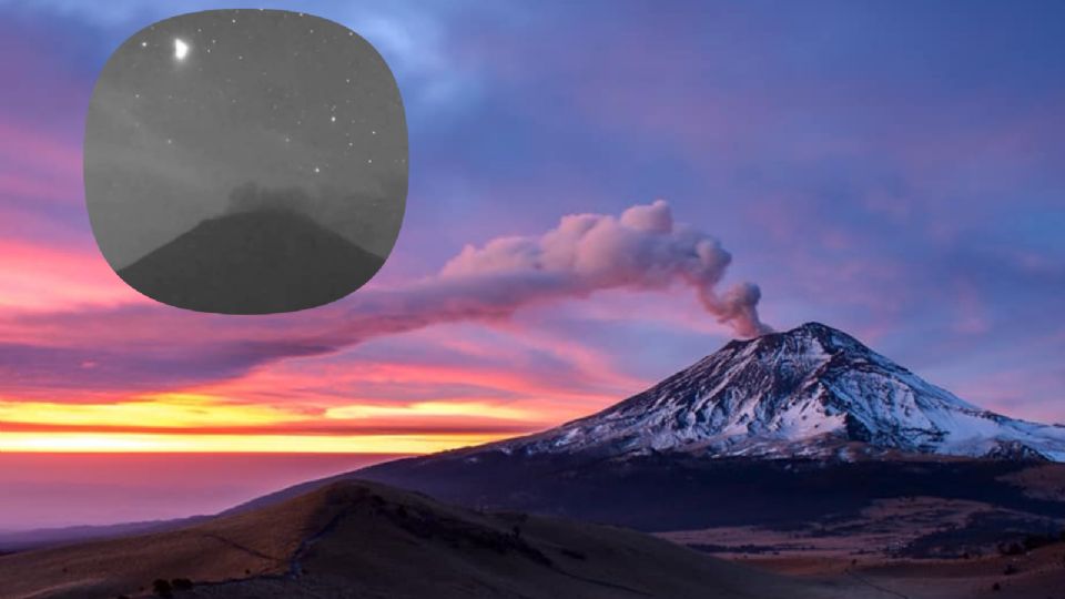 Una extraña luz en movimiento fue captada cerca del Popocatépetl