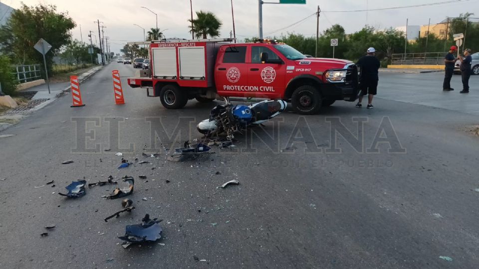 La falta de pericia en el volante fue el detonante de este severo accidente vial