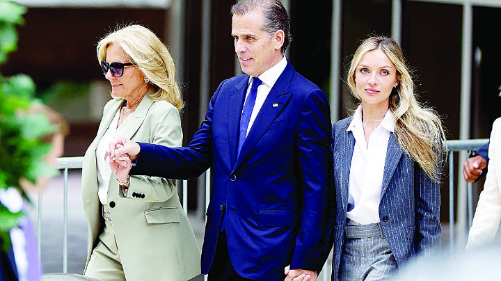 Hallan culpable de tres cargos a Hunter Biden