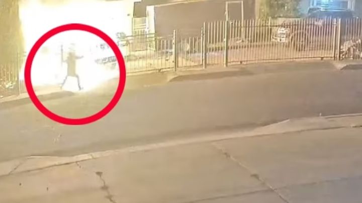 Hombre quema la casa de su ex con sus hijos dentro; termina envuelto en llamas | VIDEO