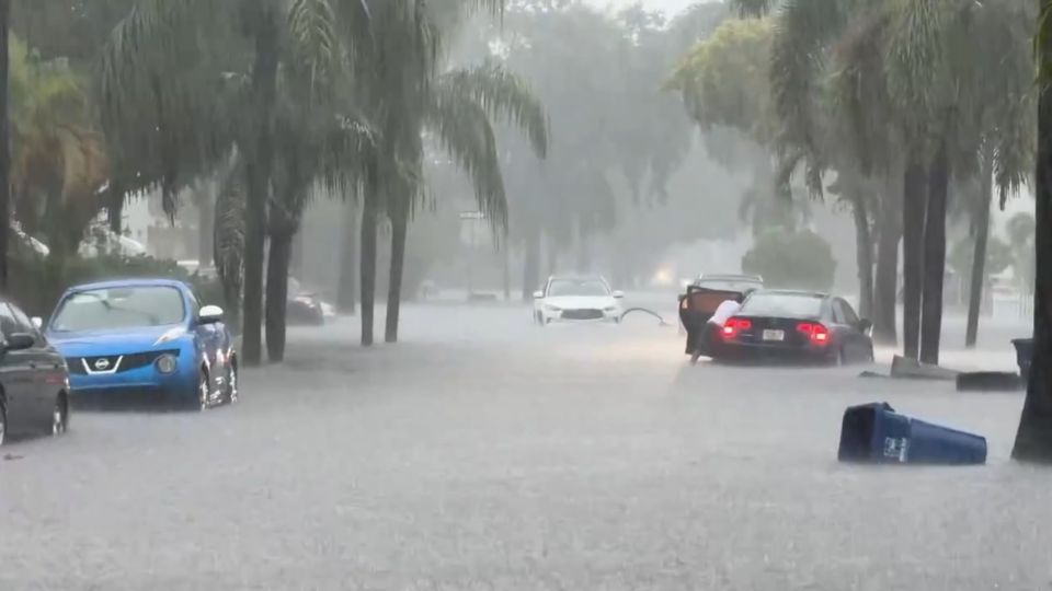 Son más de 12 centímetros de lluvia en los últimos dos días.