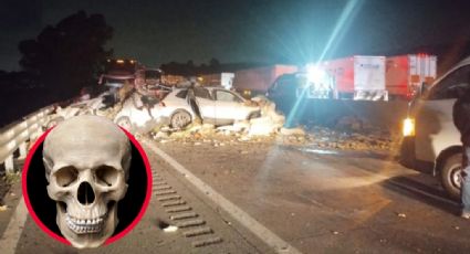 Choque mortal en la México-Puebla; tráiler de bananas se quedó sin frenos