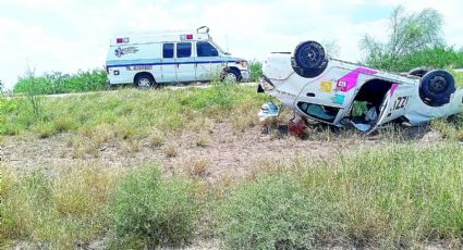 Empleado de IZZI se salva de morir tras volcar su vehículo y quedar destrozado en la Mex 2