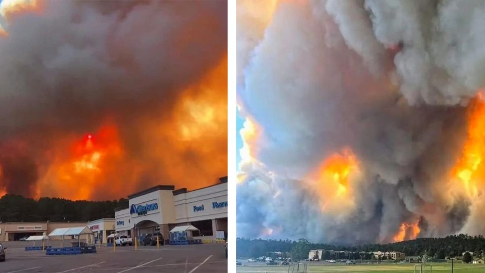 Los incendios en Ruidoso están incontrolables