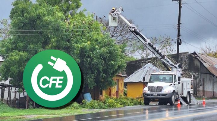 CFE: así va el restablecimiento del servicio eléctrico tras paso de ‘Alberto’