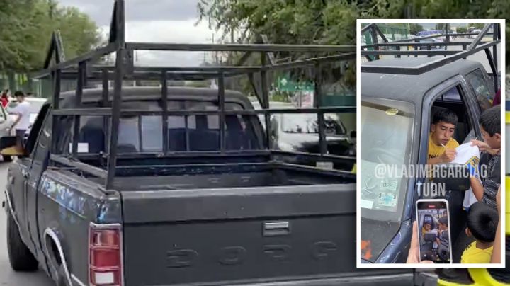'Chicha' Sánchez llega a entrenar con Tigres en su humilde camioneta, sin ninguna pena