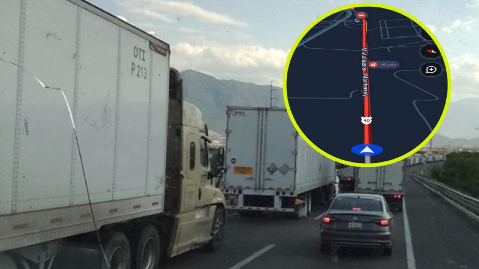 Es un caos la Autopista Monterrey-Saltillo