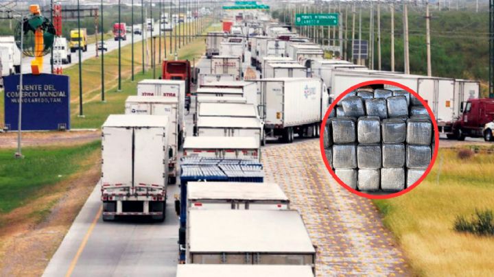 Detiene a trailero que intentó cruzar una tonelada de marihuana por Puente De Comercio Mundial