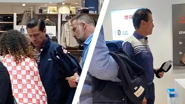 Sorprenden a Peña Nieto comprando ropa de barata de tienda japonesa en Madrid