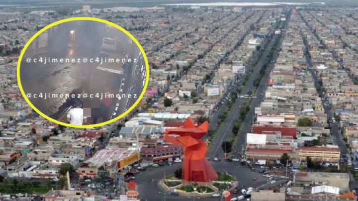 Hombre golpea a su esposa, escapa por el techo y cae de boca al piso | IMÁGENES FUERTES