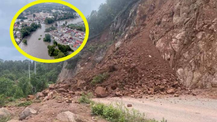 Alertan por crecida de ríos, deslaves, inundaciones y torbellinos