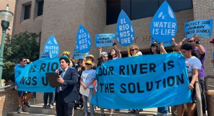 Activistas entregan estudios de Harvard a regente municipal para proteger al Río Grande