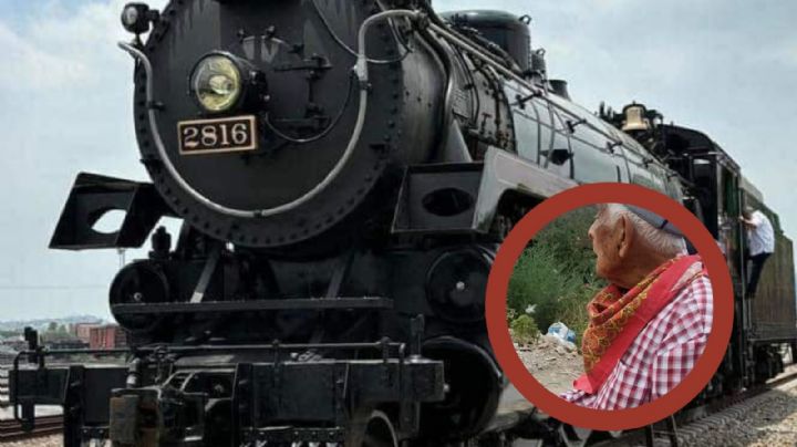 Locomotora de vapor: ex maquinista de 99 años da emotiva despedida al tren | VIDEO