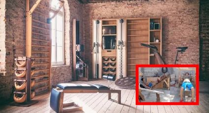 Joven tamaulipeco crea gimnasio de madera y se vuelve viral; nada lo detiene de su objetivo | VIDEO