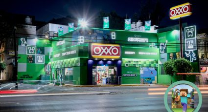 Así es la sucursal de OXXO con temática de Minecraft; ¿dónde se ubica?