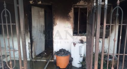 Se incendia casa en la Colonia Nueva Era; cuartos dañados por las intensas llamas