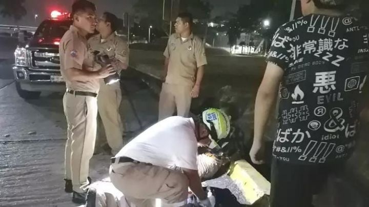 Cocodrilo ataca ferozmente la pierna de un hombre en Tampico; se salvó de milagro