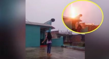 Niña ve la muerte de cerca; grababa video para Instagram cuando cae rayo frente a ella