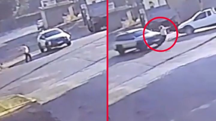 MOMENTO EXACTO en que conductora deja cruzar a abuelita y después la atropella | VIDEO