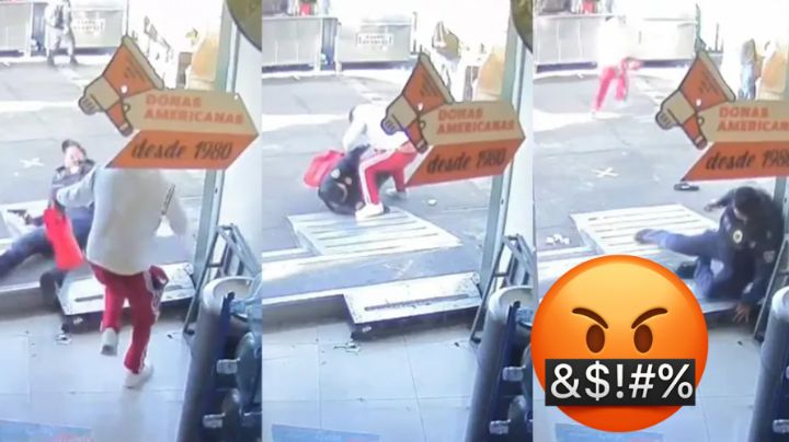 MOMENTO EXACTO en el que ladrón corta mano a policía que intentó frustrar asalto en OXXO | VIDEO